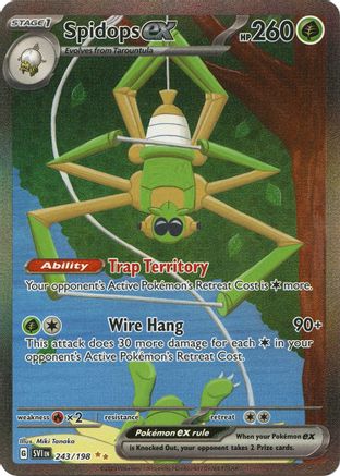 Spidops ex (243/198) - SV01 Scarlet & Violet Base Set Holofoil - Special Illustration Rare