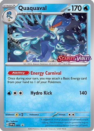 Quaquaval 5 - SV Scarlet & Violet Promo Cards Holofoil