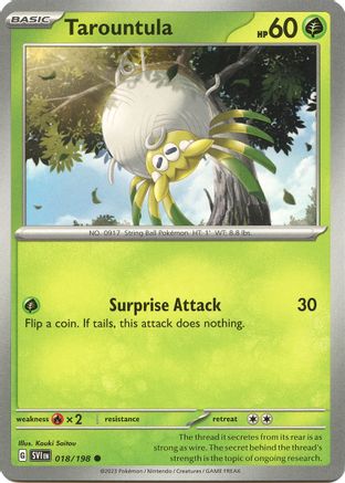 Tarountula (18/198) - SV01 Scarlet & Violet Base Set  - Common