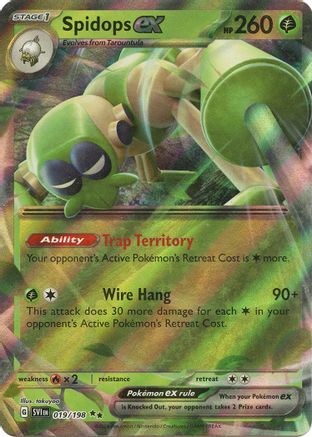 Spidops ex (19/198) - SV01 Scarlet & Violet Base Set Holofoil - Double Rare