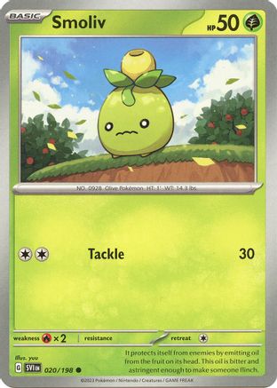 Smoliv (20/198) - SV01 Scarlet & Violet Base Set  - Common