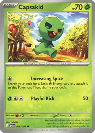 Capsakid (28/198) - SV01 Scarlet & Violet Base Set  - Common