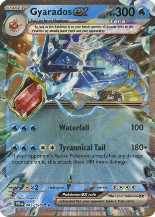 Gyarados ex (45/198) - SV01 Scarlet & Violet Base Set Holofoil - Double Rare
