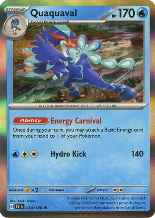 Quaquaval (54/198) - SV01 Scarlet & Violet Base Set Reverse Holofoil - Rare