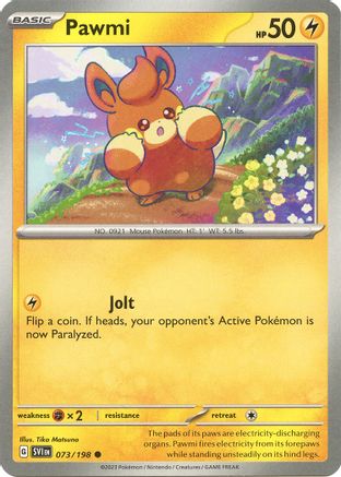 Pawmi (73/198) - SV01 Scarlet & Violet Base Set Reverse Holofoil - Common