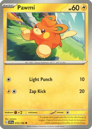 Pawmi (74/198) - SV01 Scarlet & Violet Base Set  - Common