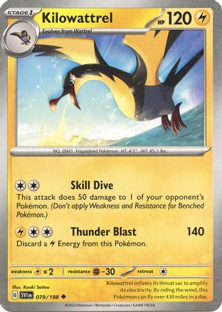 Kilowattrel (79/198) - SV01 Scarlet & Violet Base Set  - Uncommon
