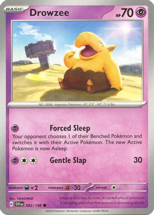 Drowzee (82/198) - SV01 Scarlet & Violet Base Set Reverse Holofoil - Common