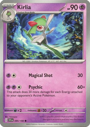 Kirlia (85/198) - SV01 Scarlet & Violet Base Set Reverse Holofoil - Common