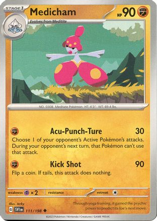 Medicham (111/198) - SV01 Scarlet & Violet Base Set  - Uncommon