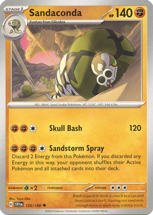 Sandaconda (120/198) - SV01 Scarlet & Violet Base Set  - Uncommon