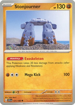 Stonjourner (121/198) - SV01 Scarlet & Violet Base Set  - Uncommon