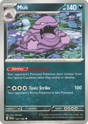 Muk (127/198) - SV01 Scarlet & Violet Base Set  - Uncommon