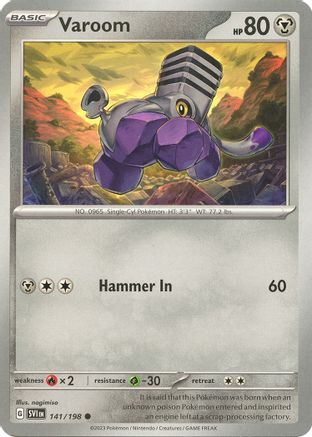 Varoom (141/198) - SV01 Scarlet & Violet Base Set  - Common