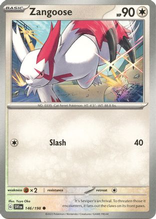 Zangoose (146/198) - SV01 Scarlet & Violet Base Set Reverse Holofoil - Common