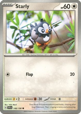 Starly (148/198) - SV01 Scarlet & Violet Base Set Reverse Holofoil - Common