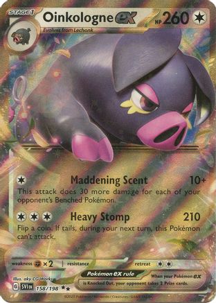 Oinkalogne ex - 158/198 158 - SV01 Scarlet & Violet Base Set Holofoil