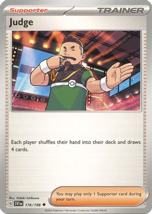 Judge (176/198) - SV01 Scarlet & Violet Base Set Reverse Holofoil - Uncommon