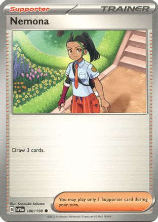 Nemona (180/198) - SV01 Scarlet & Violet Base Set Reverse Holofoil - Common