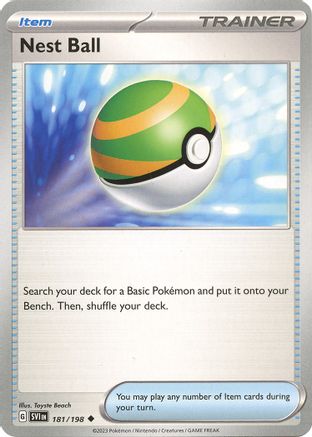 Nest Ball (181/198) - SV01 Scarlet & Violet Base Set Reverse Holofoil - Uncommon