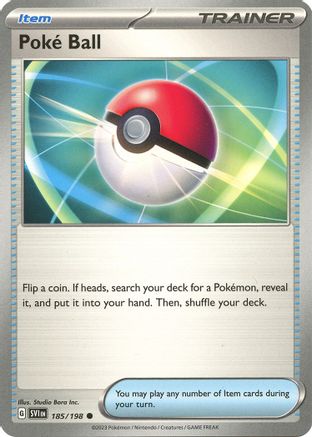 Poke Ball - 185/198 185 - SV01 Scarlet & Violet Base Set Reverse Holofoil