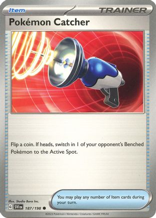Pokemon Catcher (187/198) - SV01 Scarlet & Violet Base Set  - Common
