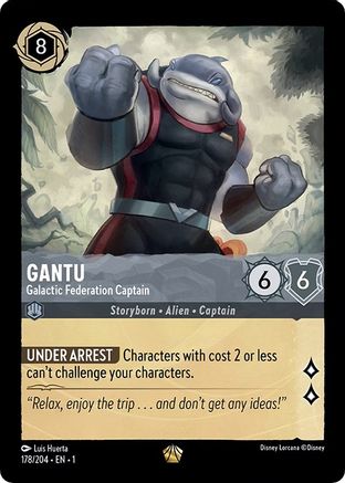 (178/204)  Gantu - Galactic Federation Captain - The First Chapter  Cold Foil