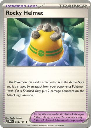 Rocky Helmet (193/198) - SV01 Scarlet & Violet Base Set  - Uncommon