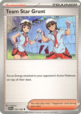 Team Star Grunt (195/198) - SV01 Scarlet & Violet Base Set Reverse Holofoil - Uncommon