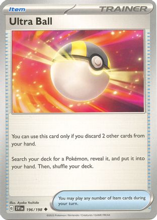 Ultra Ball (196/198) - SV01 Scarlet & Violet Base Set  - Uncommon