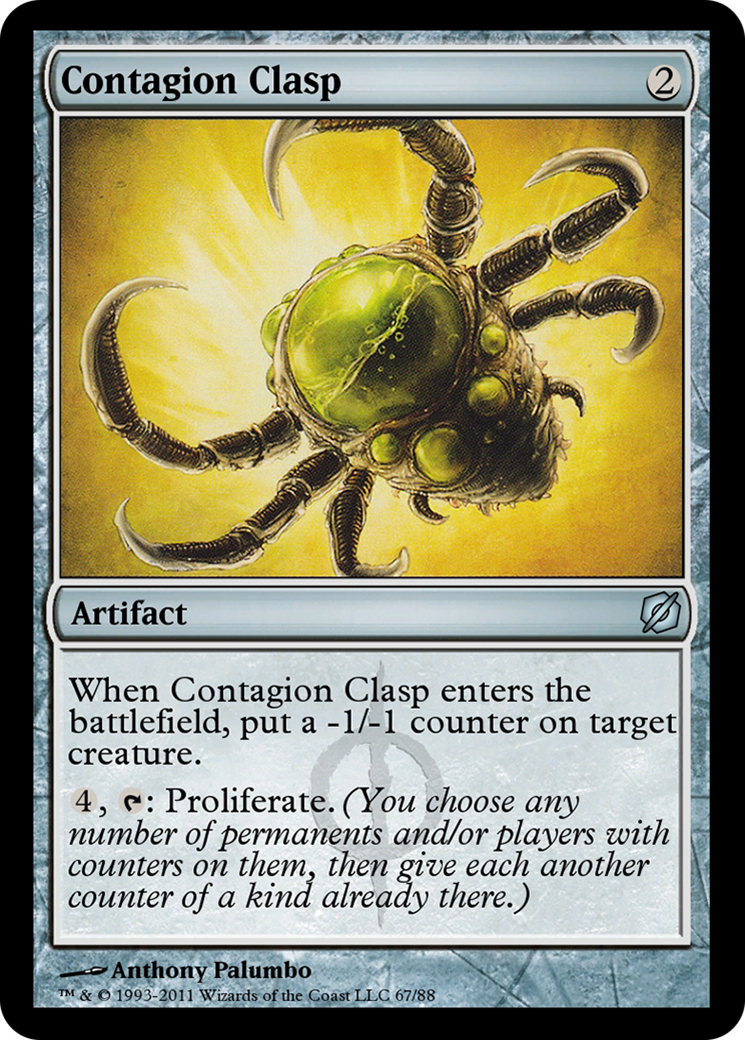 Contagion Clasp (TD2-067) - Duel Decks: Mirrodin Pure vs. New Phyrexia