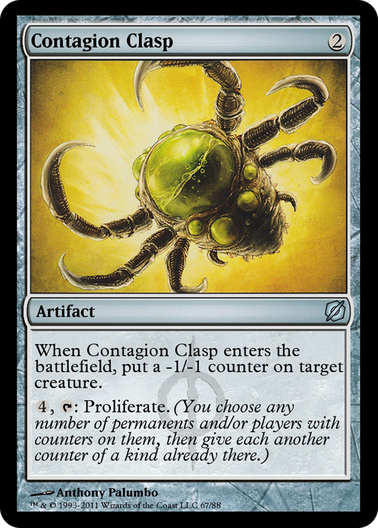 Contagion Clasp (TD2-067) - Duel Decks: Mirrodin Pure vs. New Phyrexia