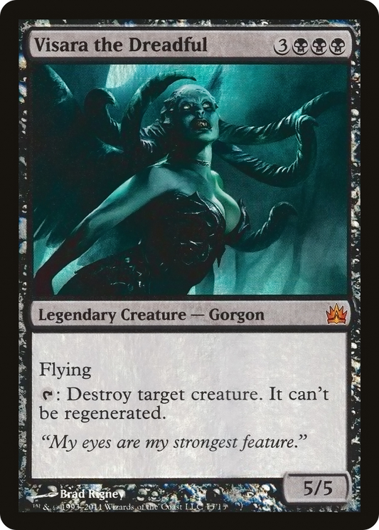 Visara the Dreadful (V11-015) - From the Vault: Legends Foil