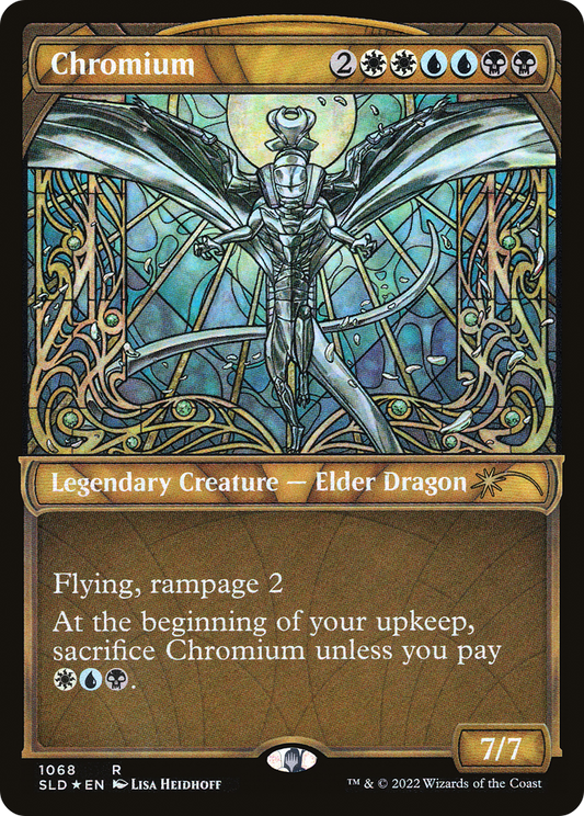Chromium (Stained Glass) (Textured Foil) (SLD-1068) - Secret Lair Drop: (Showcase) Foil