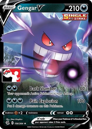 Gengar V 156 - Prize Pack Series Cards