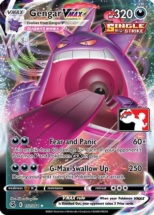 Gengar VMAX 157 - Prize Pack Series Cards