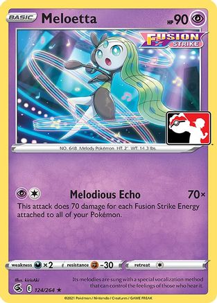 Meloetta 124 - Prize Pack Series Cards