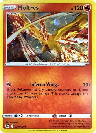 Moltres (Cosmos Holo) (21/172) - Miscellaneous Cards & Products Holofoil - Promo