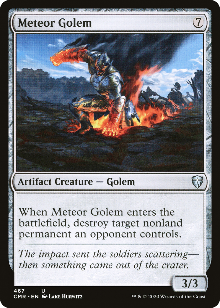 Meteor Golem (CMR-467) - Commander Legends