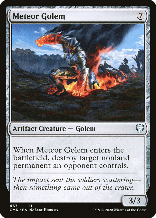 Meteor Golem (CMR-467) - Commander Legends