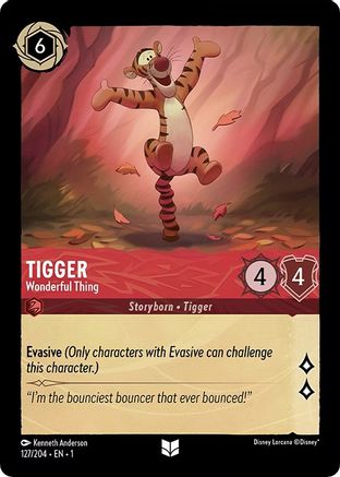 Tigger - Wonderful Thing (127/204) - The First Chapter Cold Foil