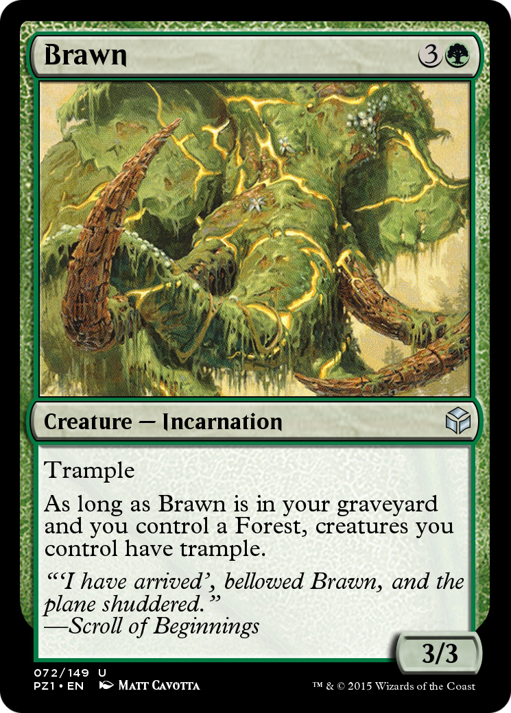 Brawn (PZ1-072) - Legendary Cube Prize Pack