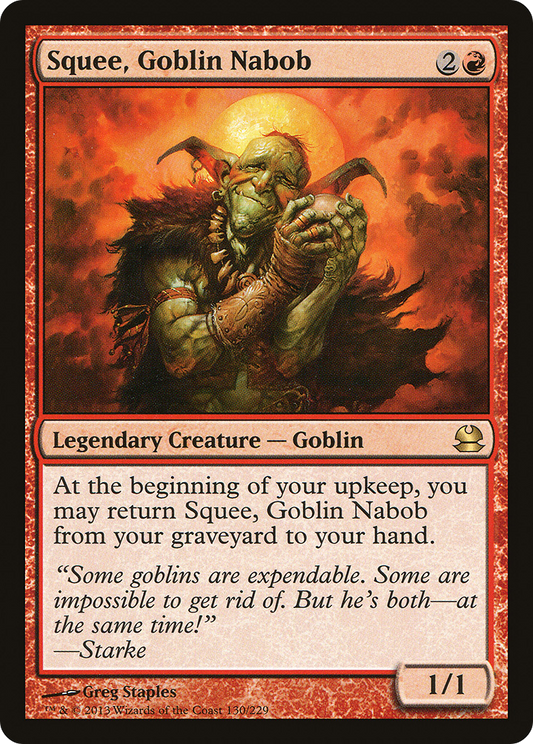 Squee, Goblin Nabob (MMA-130) - Modern Masters Foil