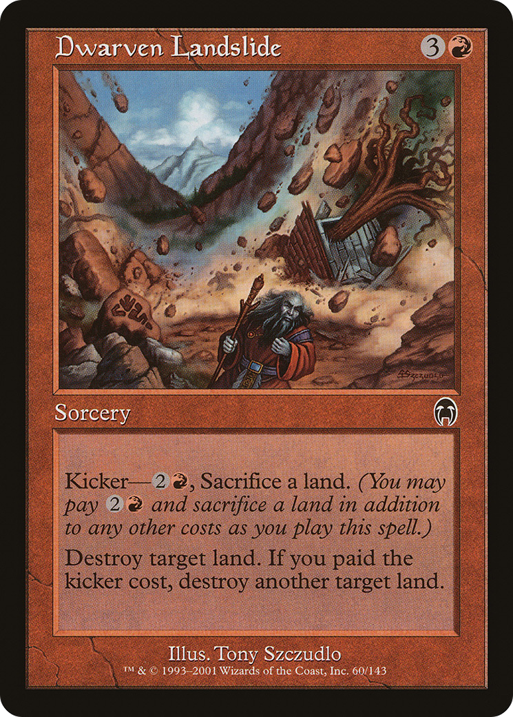 Dwarven Landslide (APC-060) - Apocalypse Foil