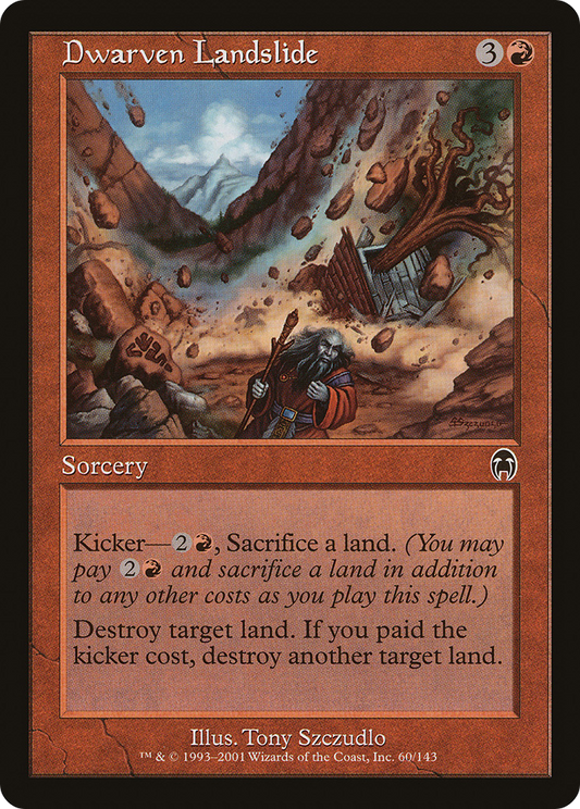 Dwarven Landslide (APC-060) - Apocalypse Foil