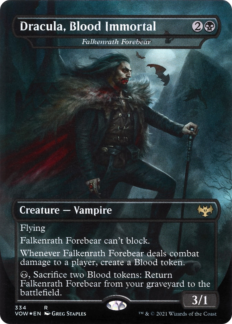 Dracula, Blood Immortal - Falkenrath Forebear  (VOW-334) - Innistrad: Crimson Vow / Dracula, Blood Immortal