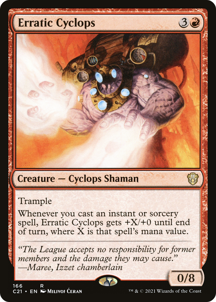 Erratic Cyclops (C21-166) - Commander 2021