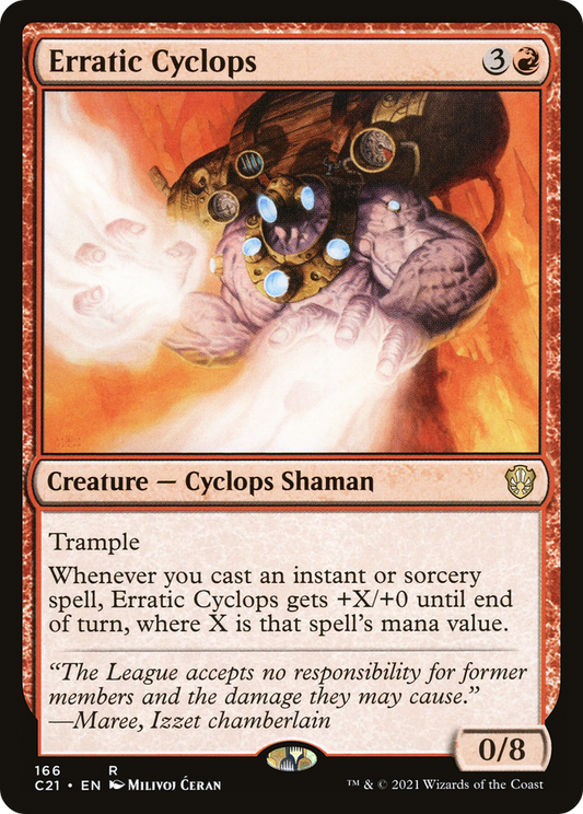 Erratic Cyclops (C21-166) - Commander 2021