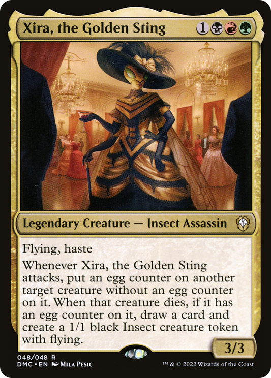 Xira, the Golden Sting  (DMC-048) - Dominaria United Commander Foil