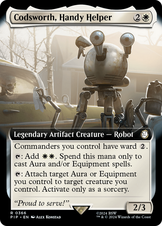 Codsworth, Handy Helper (PIP-366) - Fallout: (Extended Art) Foil